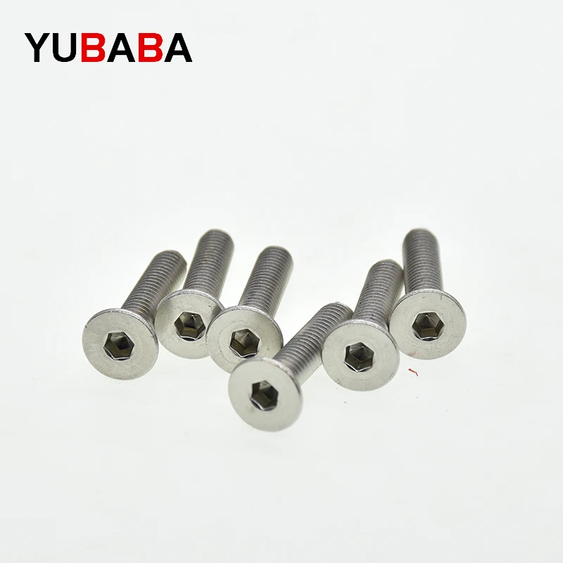 M5 M6 M8 M10 304 Stainless Steel Hexagon Hex Socket Countersunk Screw Flat Head Screw Allen Bolts DIN7991