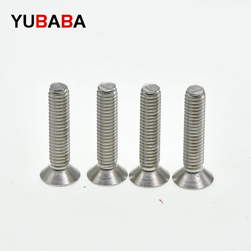 M5 M6 M8 M10 304 Stainless Steel Hexagon Hex Socket Countersunk Screw Flat Head Screw Allen Bolts DIN7991