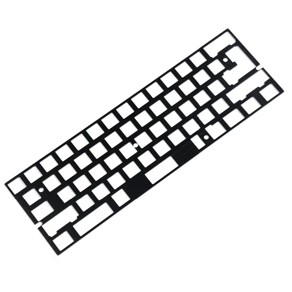 60- QMK VIA Kit 61 64 Rosewood Wooden Case PCB Wrist Rest Plate Kit For MX Mechanical Keyboard Poker Faceu 60 GH60 GK61 GK61X