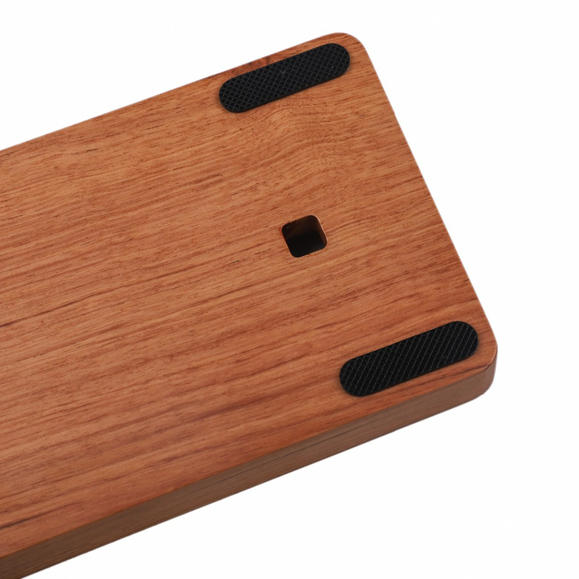 60- QMK VIA Kit 61 64 Rosewood Wooden Case PCB Wrist Rest Plate Kit For MX Mechanical Keyboard Poker Faceu 60 GH60 GK61 GK61X