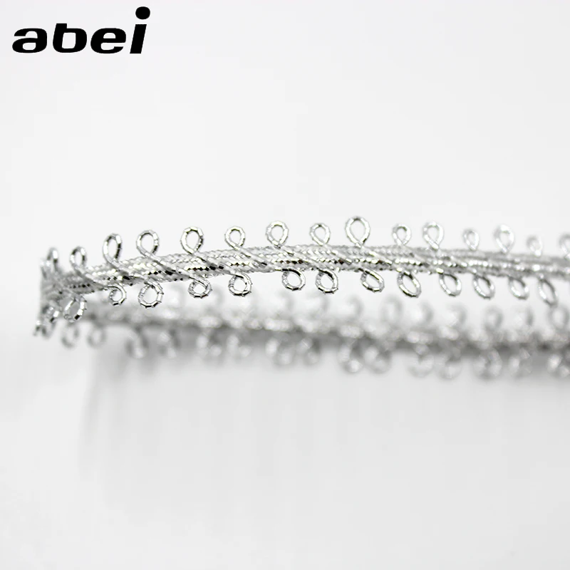 10Yards/lot Gold Silver Optional Lace Ribbon Cosplay Costume Performance Stage Decoratiove Lace DIY Headwear Accessories
