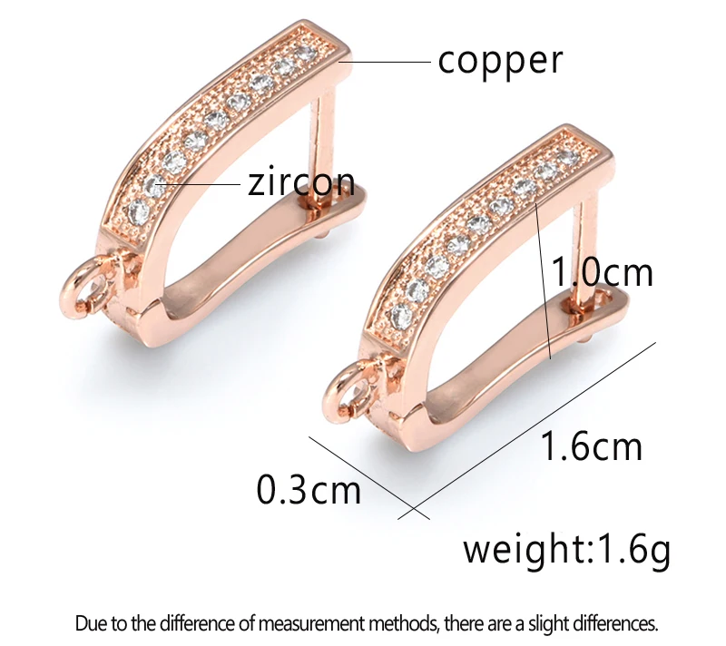 NEW DIY Earrings Supplies Gold/Silver/Rose Gold Jewelry Earring Hooks Accessories Women Earrings Making Jewellery