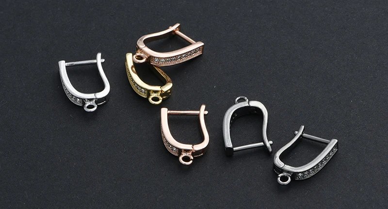 NEW DIY Earrings Supplies Gold/Silver/Rose Gold Jewelry Earring Hooks Accessories Women Earrings Making Jewellery