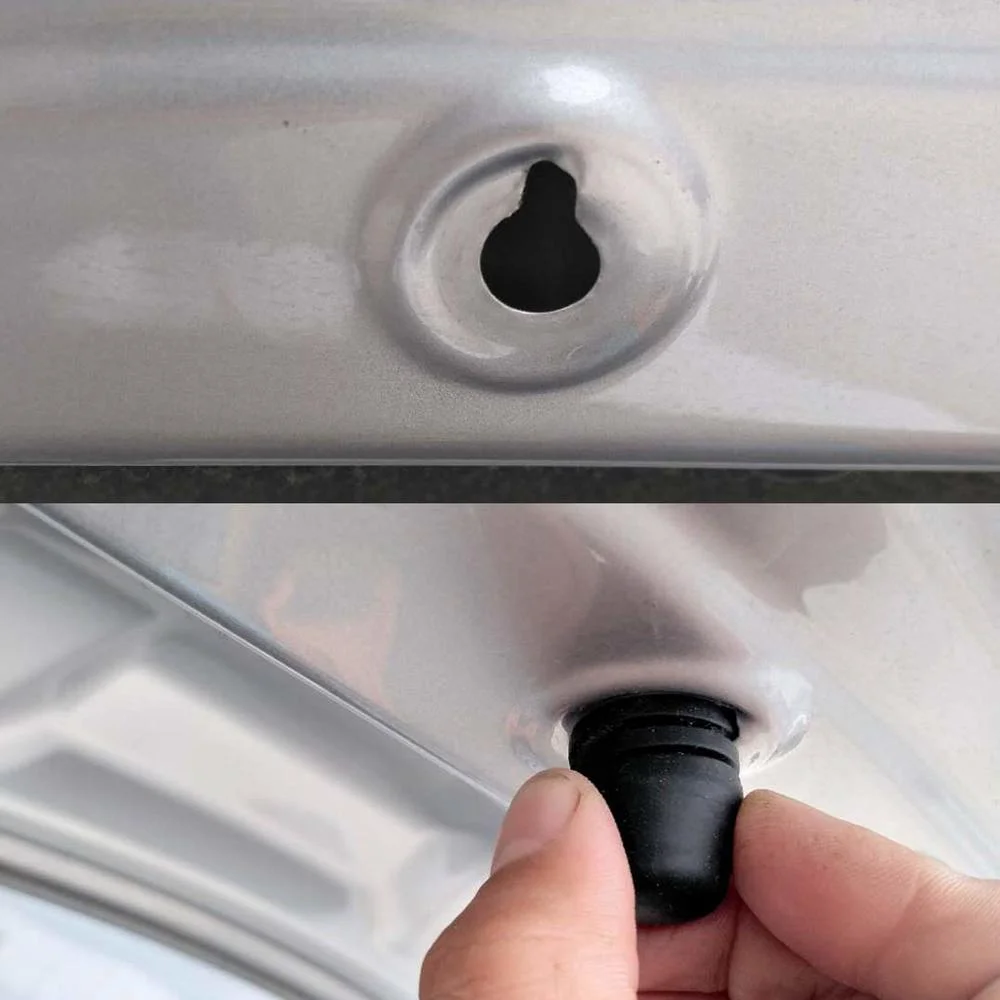 2Pcs Car Engine Upper Cover Screw thread Retainer Cushion Rubber Cushion, Shock Absorption Plastic Fastener Clip