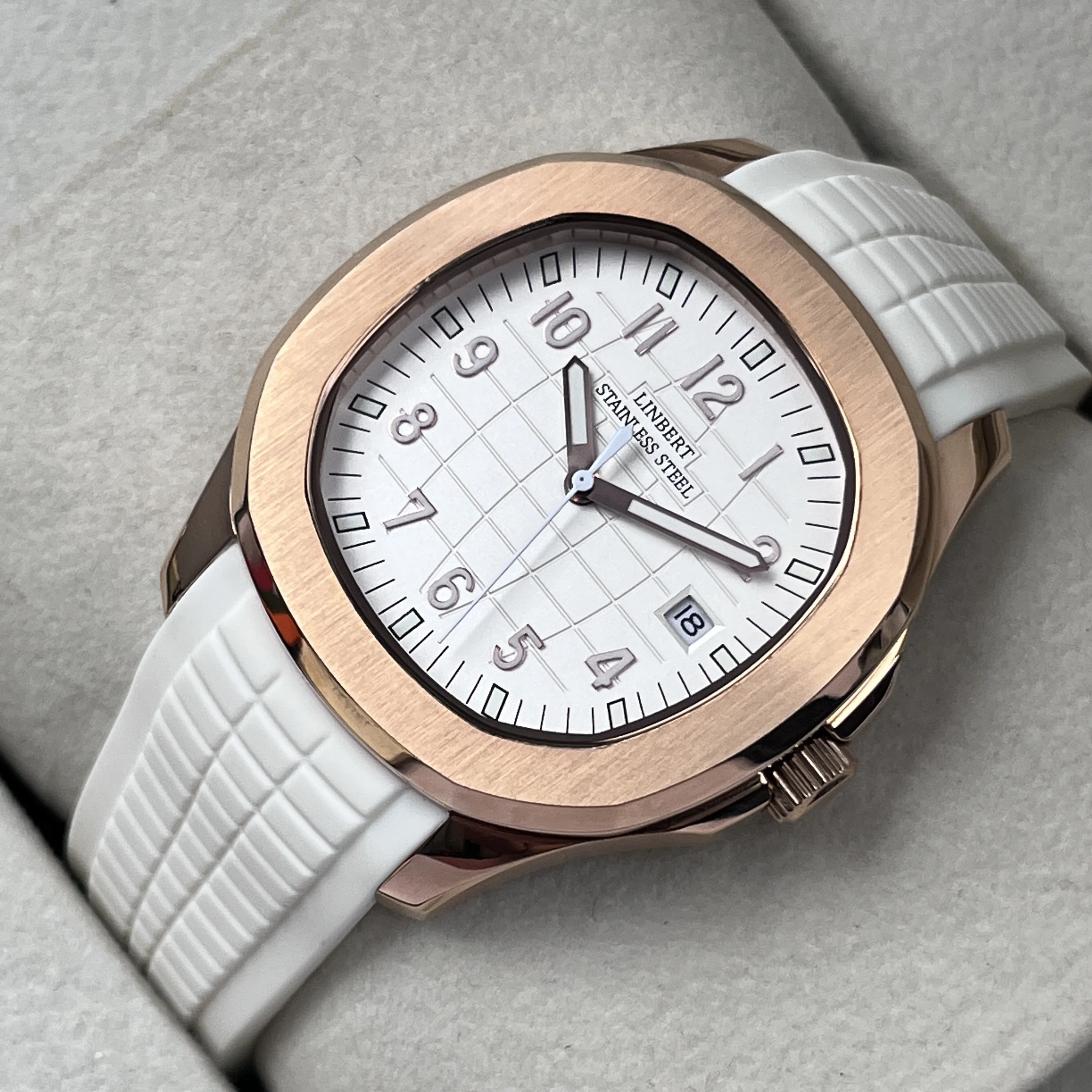 LIBERT Design New Luxury Men's Mechanical Watch Stainless Steel Digital Luminous Patek Top Brand Sapphire Glass Watch Reloj Hom