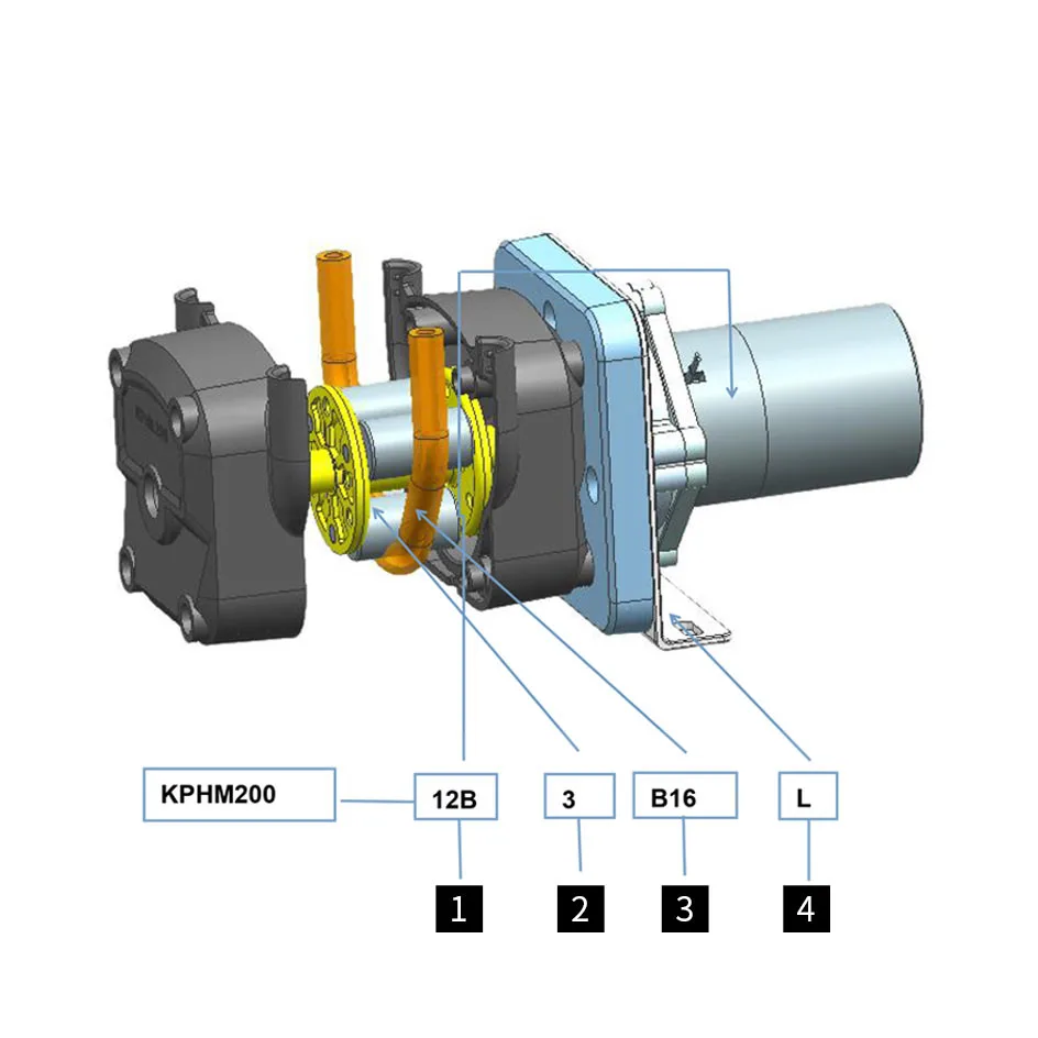 Kamoer KPHM400/KPHM200 Peristaltic Pump 200~400ml/min DC Motor Dosing Pump Cost-effective Self-priming Pump for Dispensing