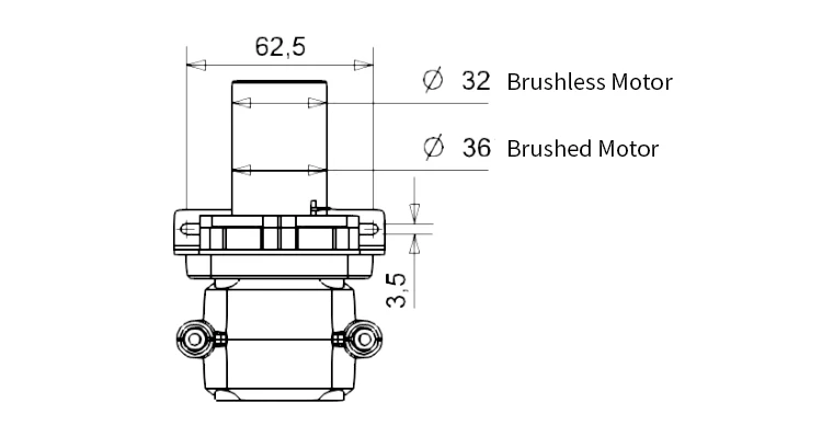 Kamoer KPHM400/KPHM200 Peristaltic Pump 200~400ml/min DC Motor Dosing Pump Cost-effective Self-priming Pump for Dispensing
