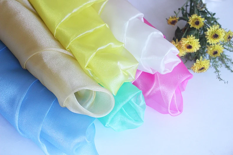 Shiny Organza Fabric Wedding Party Birthday Decoraction DIY Sewing Yarn