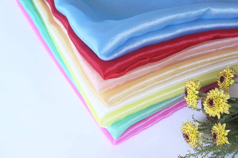 Shiny Organza Fabric Wedding Party Birthday Decoraction DIY Sewing Yarn