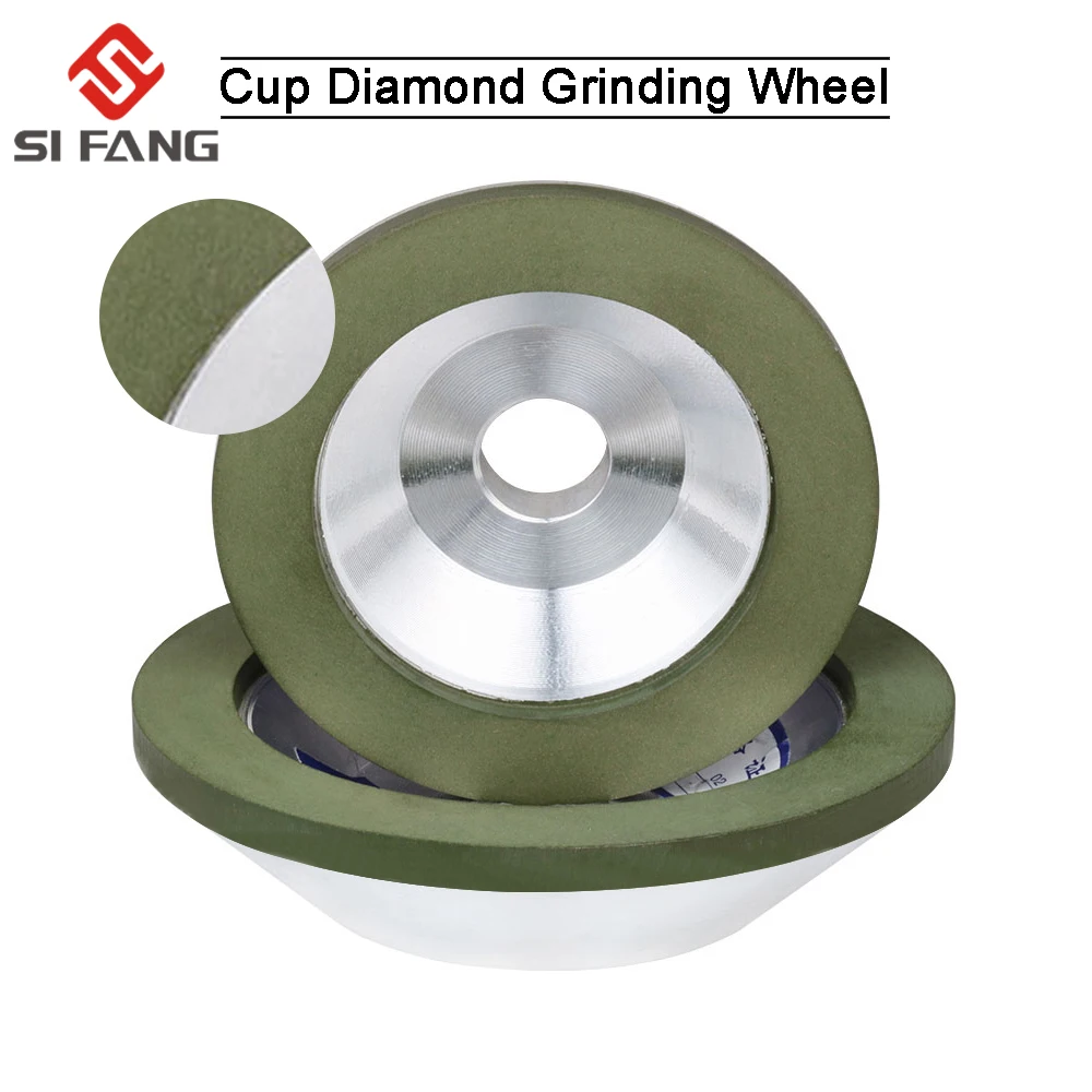 100mm/125mm Diamond Grinding Wheel Cup Grinder Tool for Carbide Cutter Sharpener Accessories 1Pc 150-400#