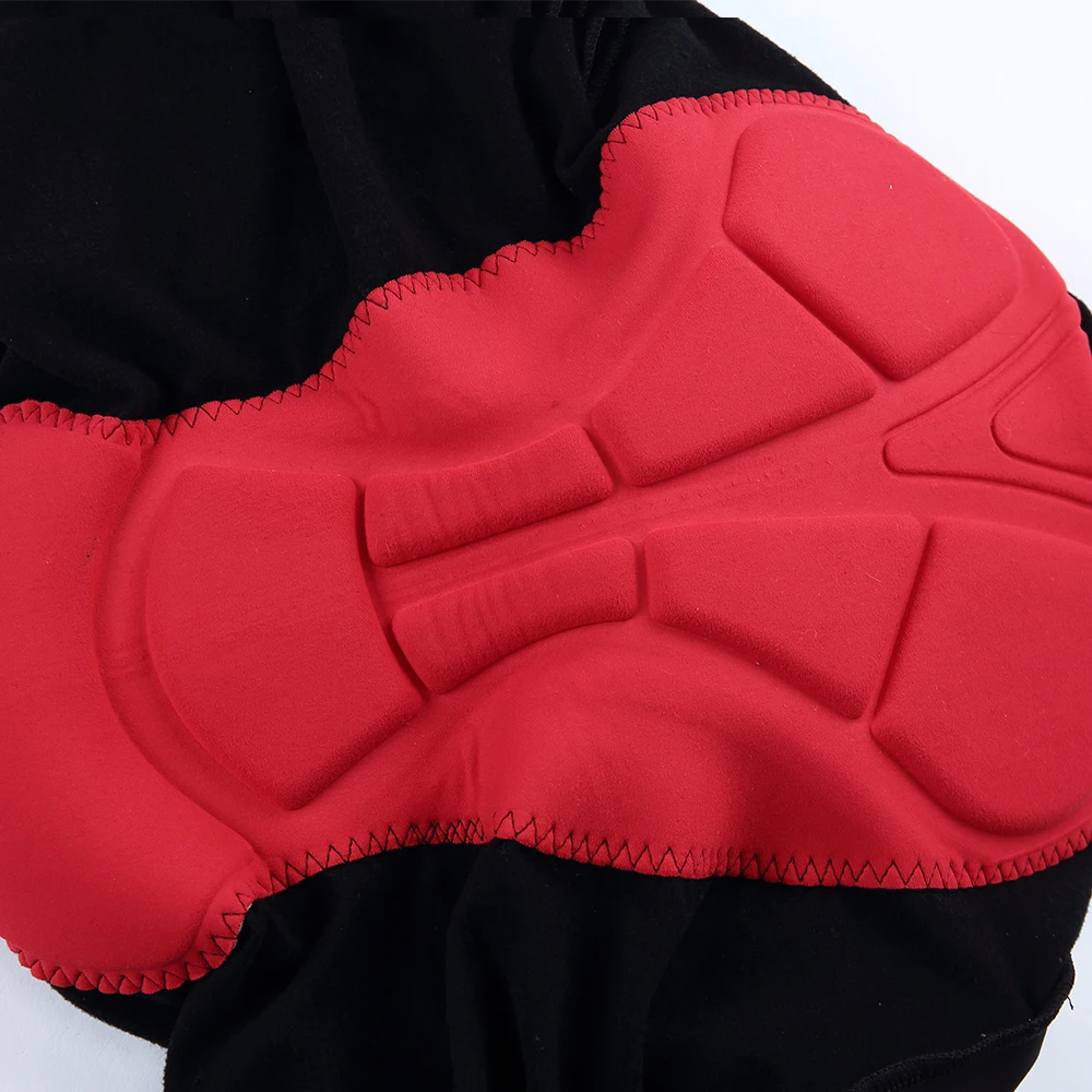 YKYWBIKE Cycling Bib Trousers Winter Thermal Mountain Bike Long Pants Breathable Bicycle Tights 3D Gel Pad Shorts Keep Warm