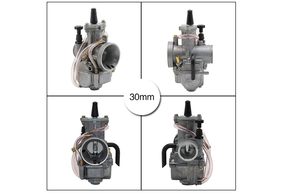 Sclmotos- PWK 21 24 26 28 30 32 34mm KEIHI KOSO Carburetor Carb With Power Jet 2T 4T For Yamaha For Kawasaki Cafe Racer Moped