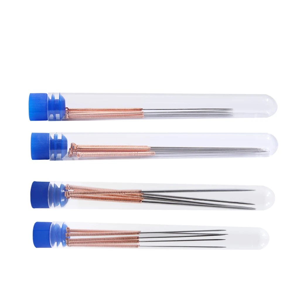 10ps Stainless Steel Cleaning Needle Nozzle for Drills 0.2/0.3/0.4/0.5/0.6-1.2mm PCB Drill Bit Drill 3D Printer Parts