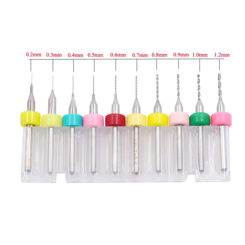 10ps Stainless Steel Cleaning Needle Nozzle for Drills 0.2/0.3/0.4/0.5/0.6-1.2mm PCB Drill Bit Drill 3D Printer Parts