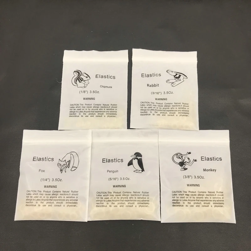 10packs/1000pcs Dental Elastic Rubber Bands 3.5oz Orthodontic Braces bands