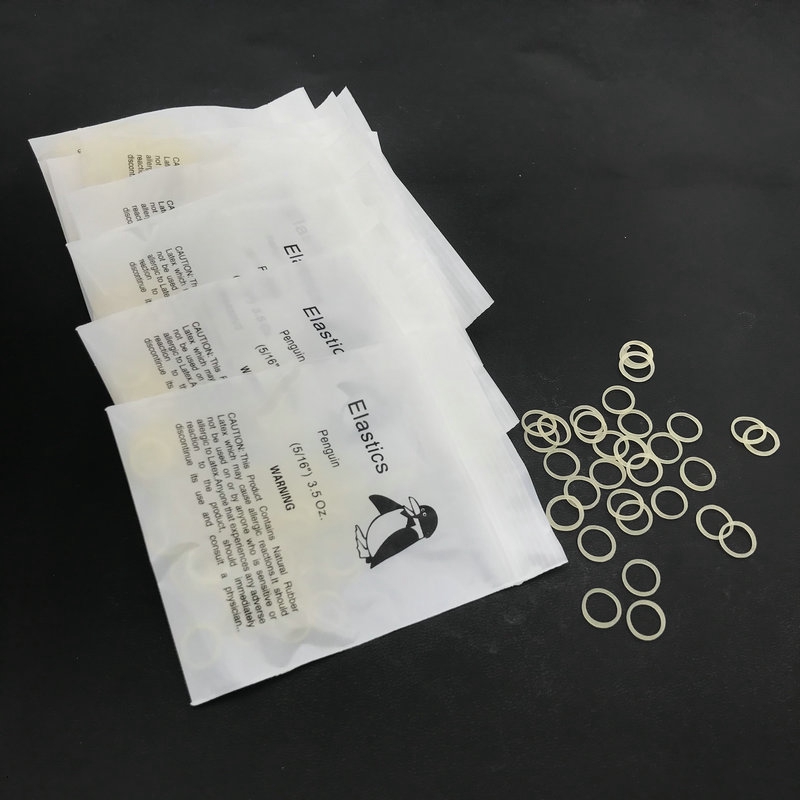 10packs/1000pcs Dental Elastic Rubber Bands 3.5oz Orthodontic Braces bands