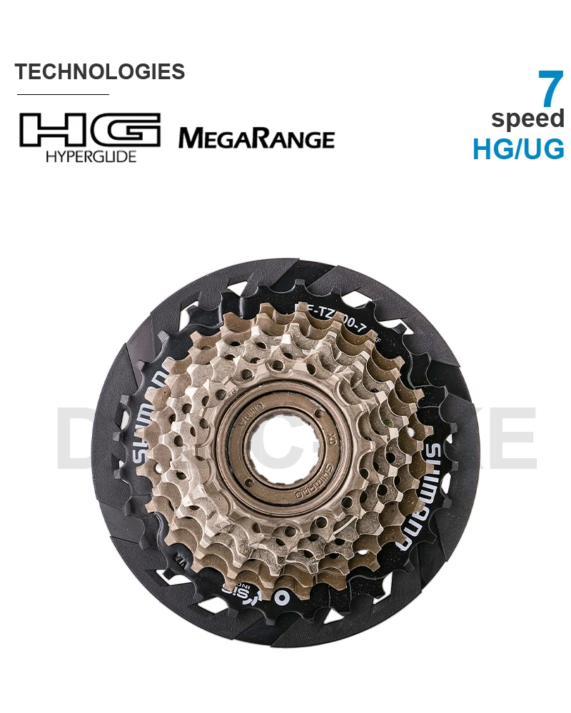 SHIMANO TOURNEY MF-TZ500 MF-TZ510 7 Speed Mountain Bike MULTIPLE Freewheel Metal Thread Sprocket 14-28/34T Original Parts