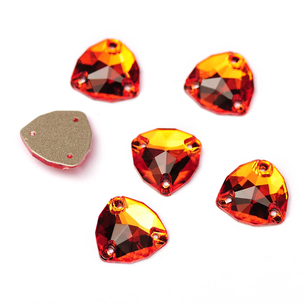 Mix Colors Crystal Trilliant Strass Sew on Stones K9 Glass Crystal Craft Sewing Rhinestones for Wedding Dresses Decoration