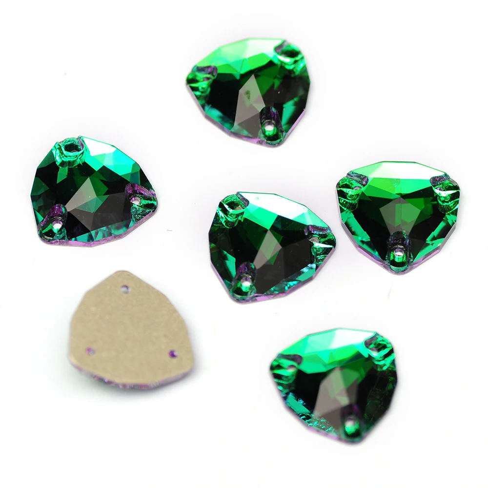 Mix Colors Crystal Trilliant Strass Sew on Stones K9 Glass Crystal Craft Sewing Rhinestones for Wedding Dresses Decoration