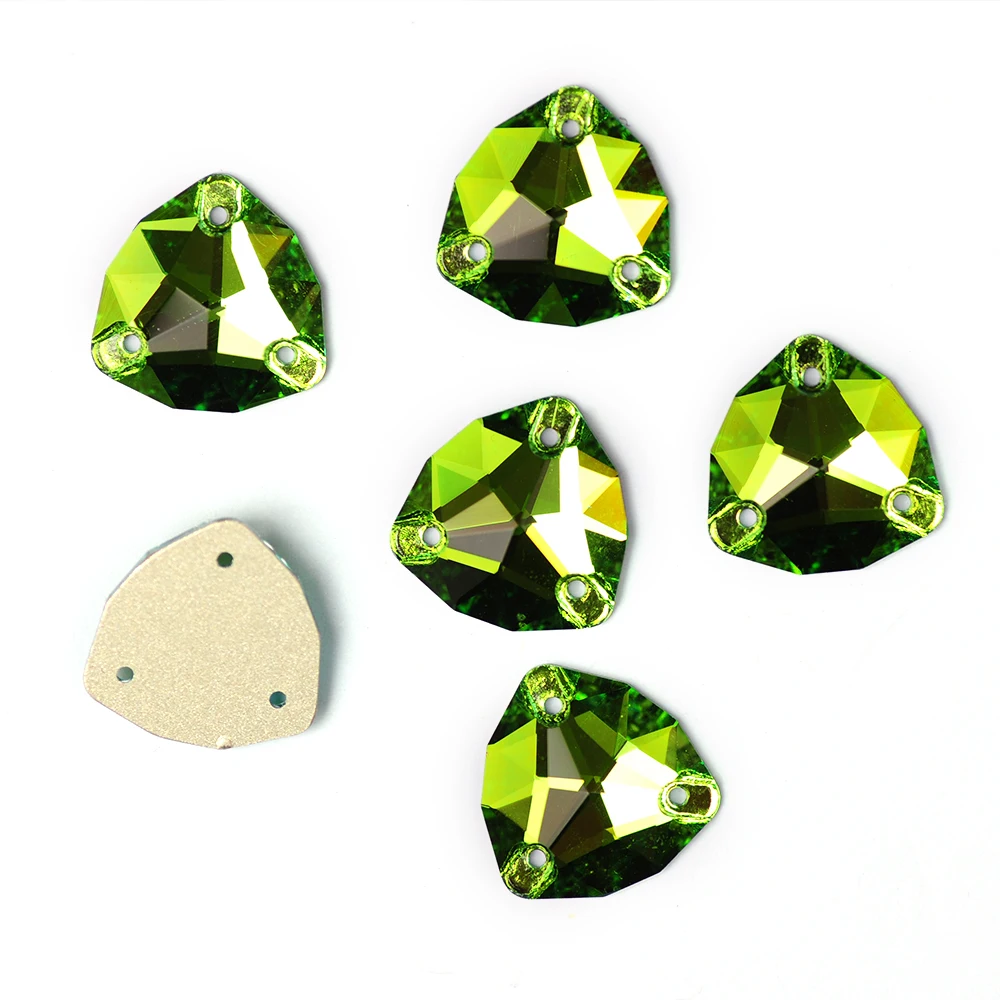 Mix Colors Crystal Trilliant Strass Sew on Stones K9 Glass Crystal Craft Sewing Rhinestones for Wedding Dresses Decoration