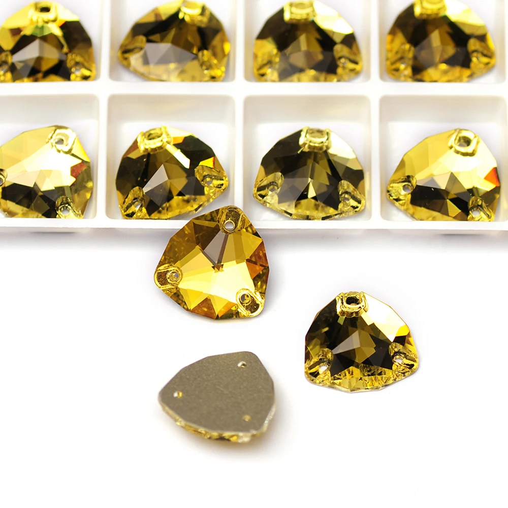 Mix Colors Crystal Trilliant Strass Sew on Stones K9 Glass Crystal Craft Sewing Rhinestones for Wedding Dresses Decoration