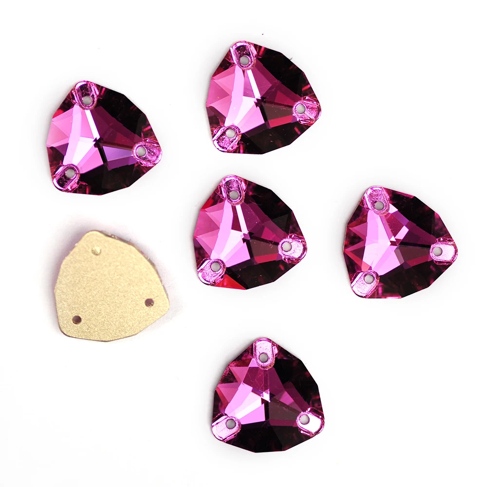 Mix Colors Crystal Trilliant Strass Sew on Stones K9 Glass Crystal Craft Sewing Rhinestones for Wedding Dresses Decoration