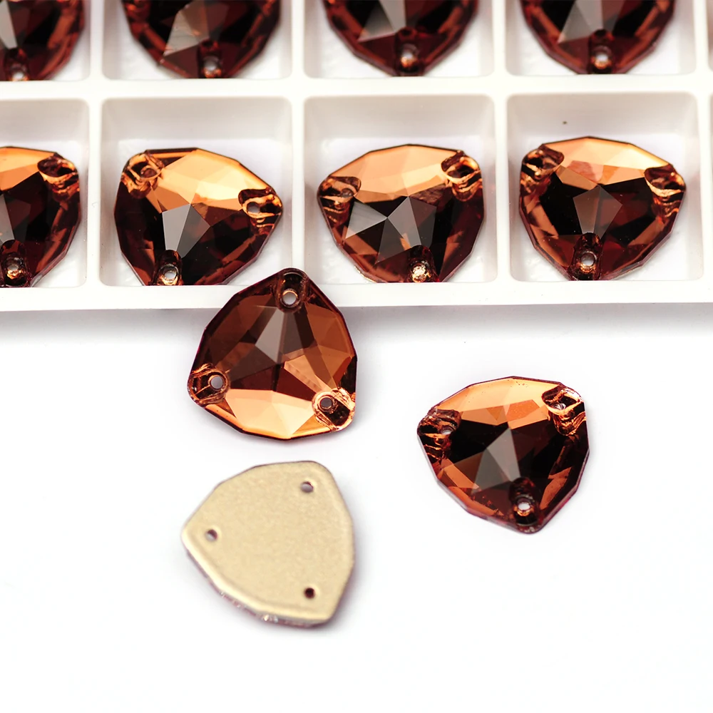 Mix Colors Crystal Trilliant Strass Sew on Stones K9 Glass Crystal Craft Sewing Rhinestones for Wedding Dresses Decoration