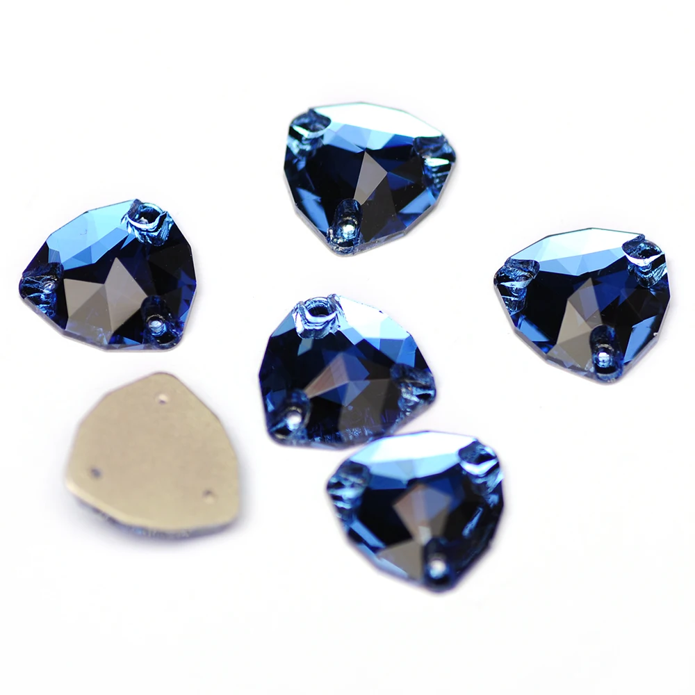 Mix Colors Crystal Trilliant Strass Sew on Stones K9 Glass Crystal Craft Sewing Rhinestones for Wedding Dresses Decoration
