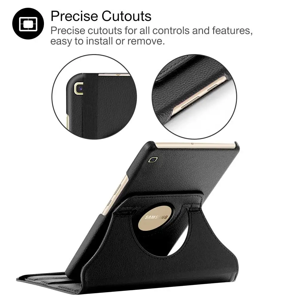 For Samsung Galaxy Tab A 8.0inch 2019 T290 T295 T297 360 Degree Rotating Stand Holder Tablet Cover Protective Shell For SM-T295