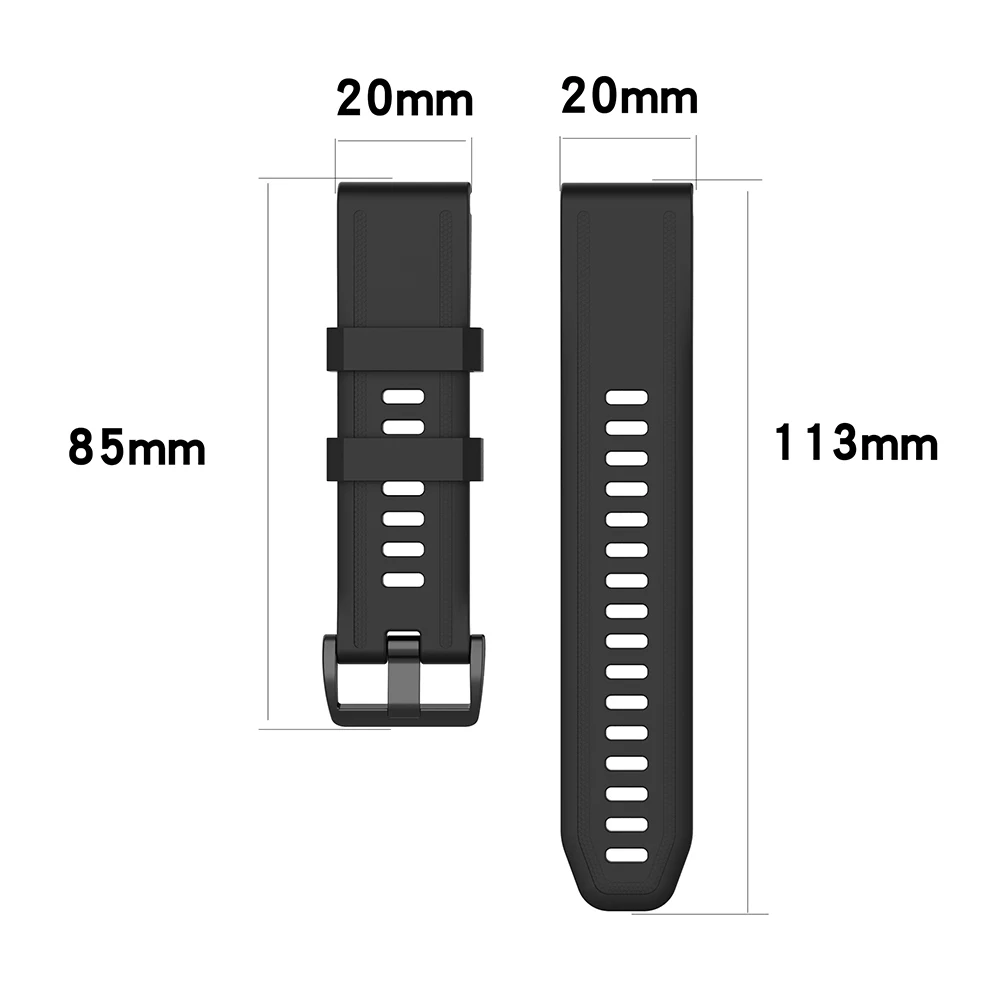 Fenix 7S /Fenix 5S Plus Watch Band 20mm instinct 2S Quick Fit Silicone Watchband Strap for Garmin Fenix 6S Pro Straps Pink