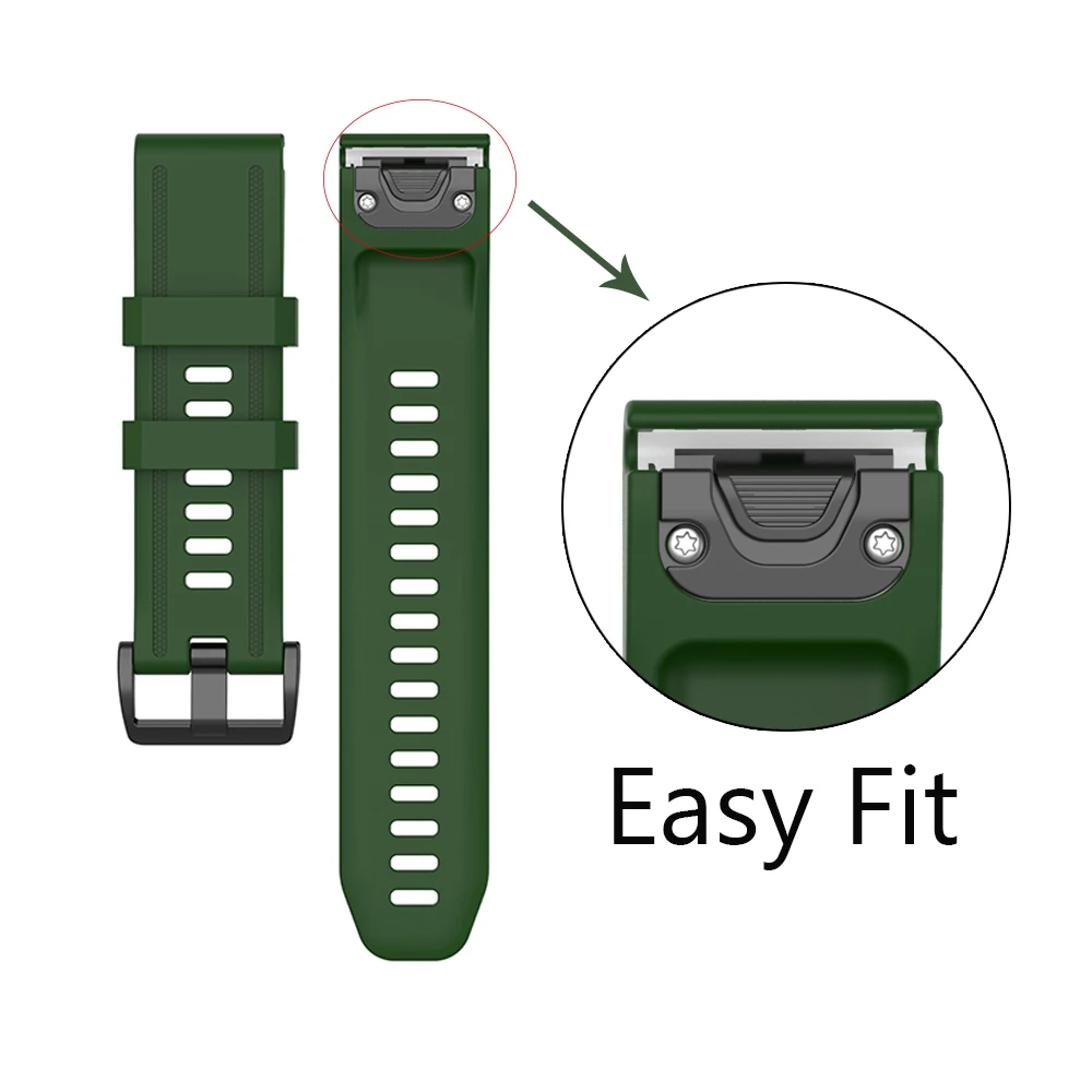 Fenix 7S /Fenix 5S Plus Watch Band 20mm instinct 2S Quick Fit Silicone Watchband Strap for Garmin Fenix 6S Pro Straps Pink