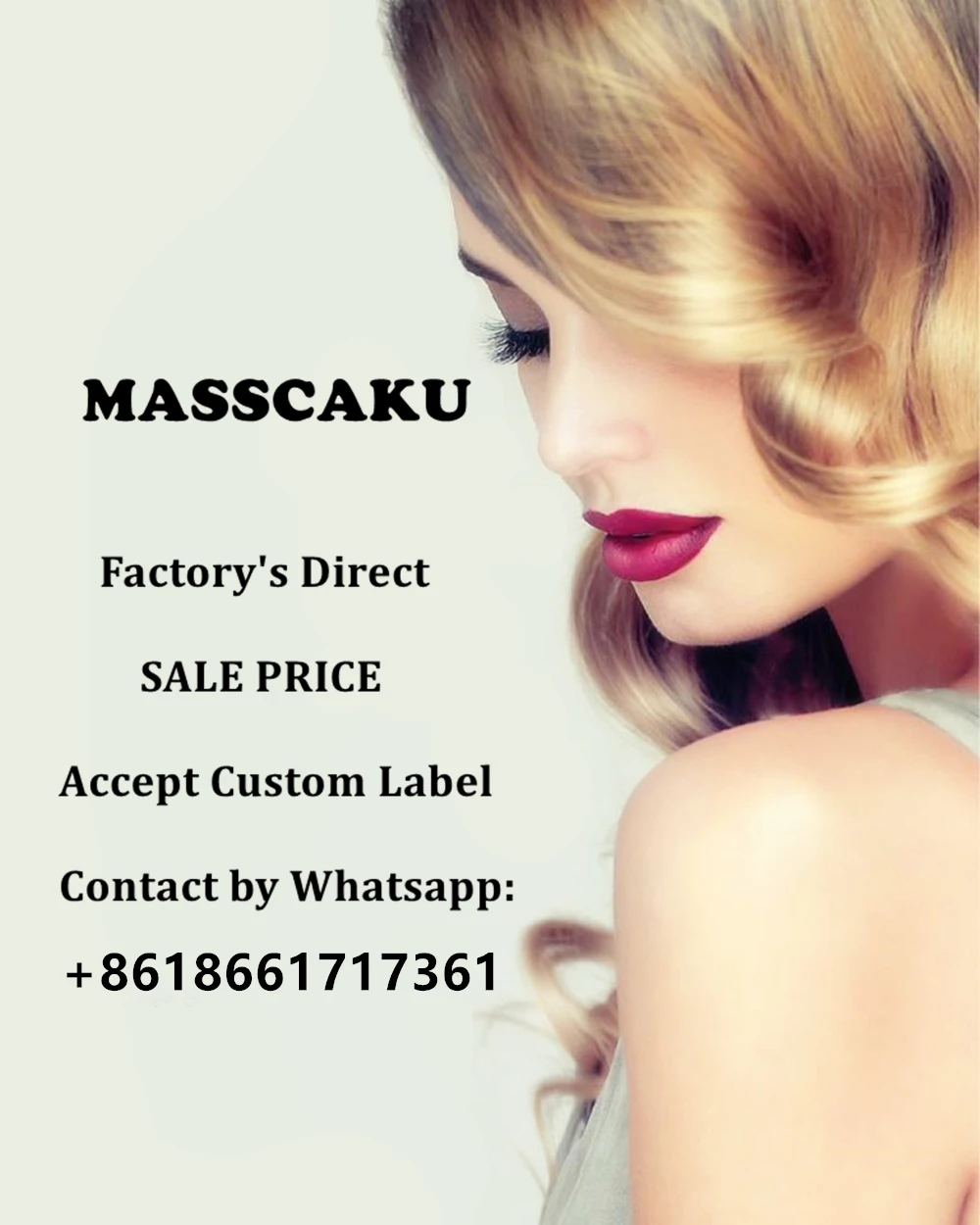 MASSCAKU Wholesale Price Eyelash Extensions for Salon Soft Thin Tip Length 7-20mm Eyelash Lash Supplies