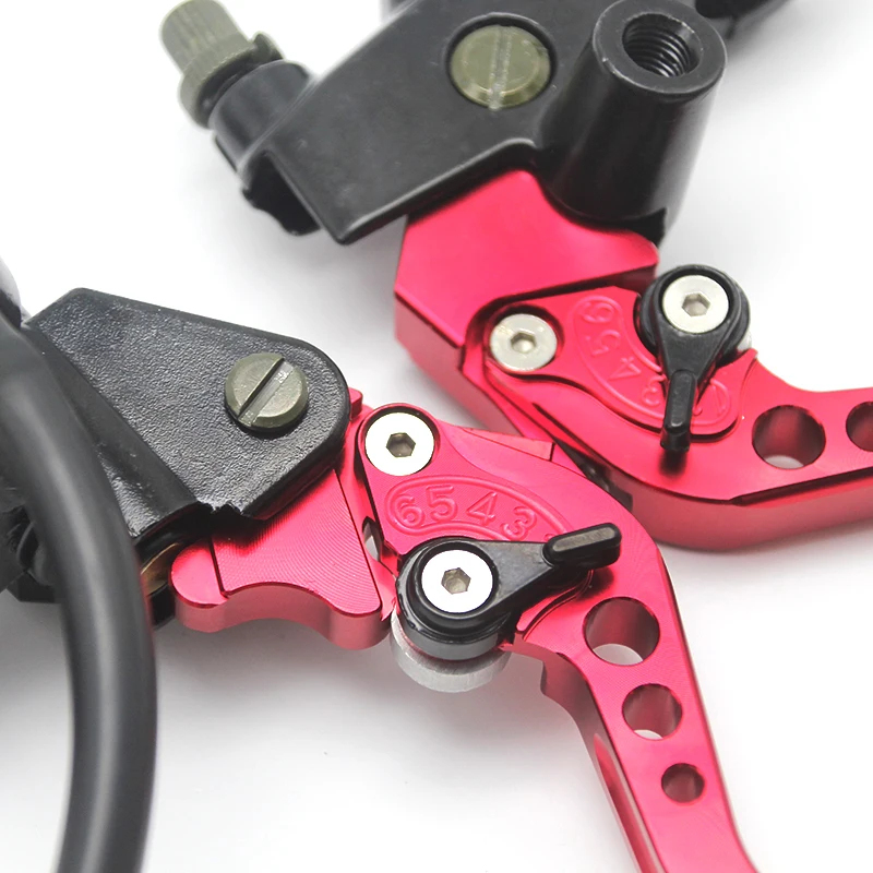 Alconstar-7/8" 22mm Motorcycle Brake Universal CNC Clutch Levers Master Cylinder Reservoir Set For Honda Suzuki Kawasaki Yamaha