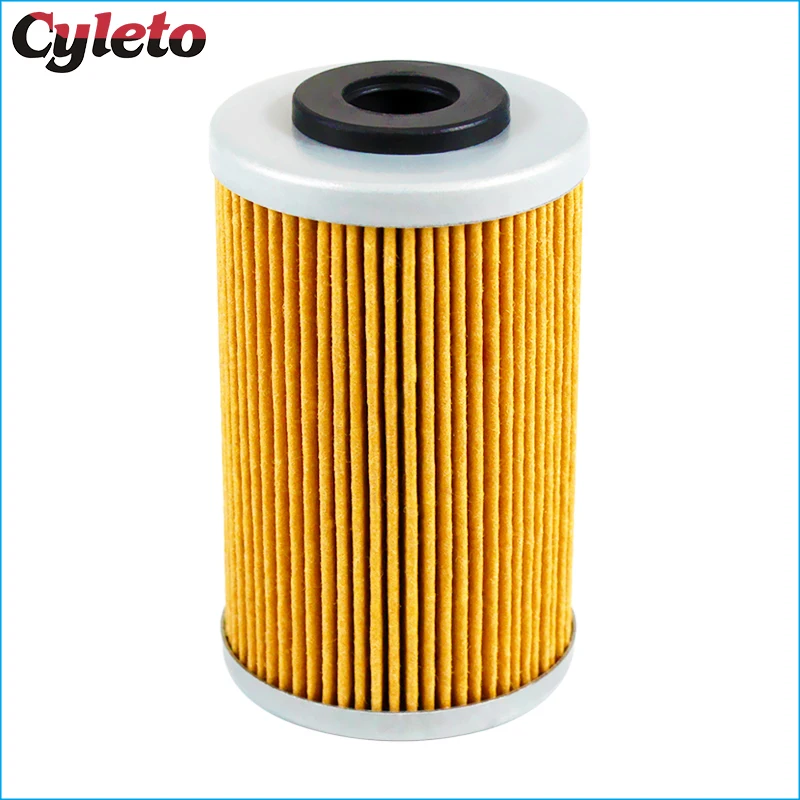 Cyleto Motorcycle Oil Filter for KTM Duke EXC SMR SX XC RC 125 200 390 250 400 450 520 525 540 SMC 625 640 650 660 Enduro 690 R
