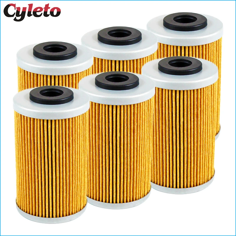 Cyleto Motorcycle Oil Filter for KTM Duke EXC SMR SX XC RC 125 200 390 250 400 450 520 525 540 SMC 625 640 650 660 Enduro 690 R