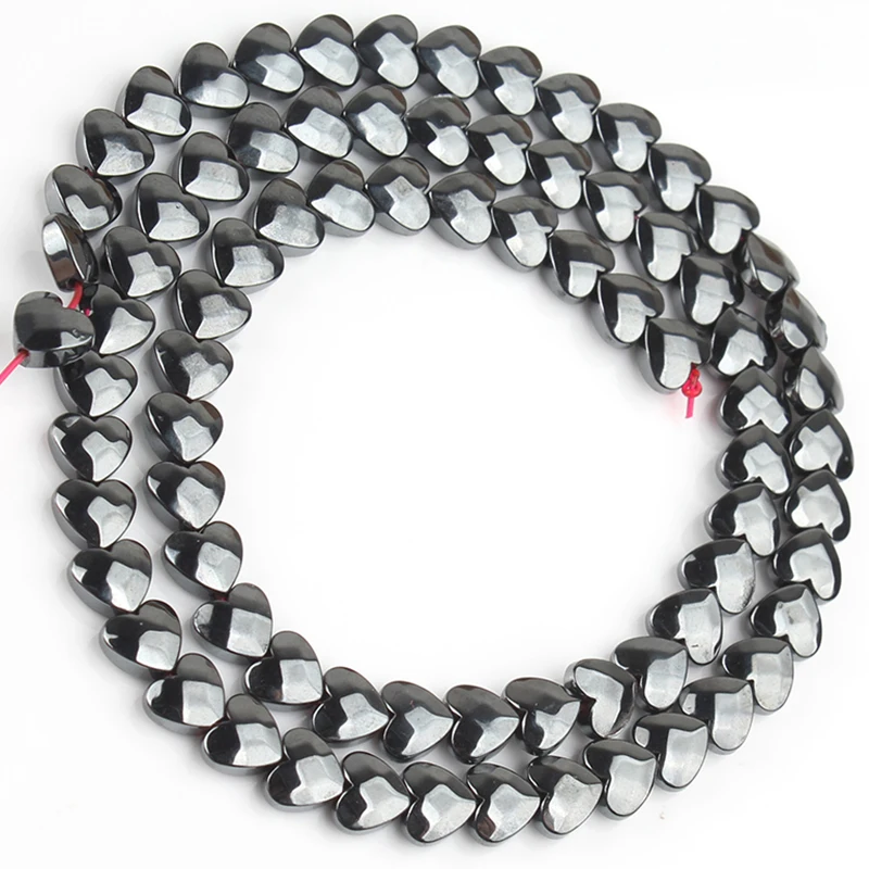 AAA+ Color Retention Gold-Plated Hematite Beads Natural Stone Round Cube Spacer Loose Beads for jewelry Making DIY Bracelet 15''