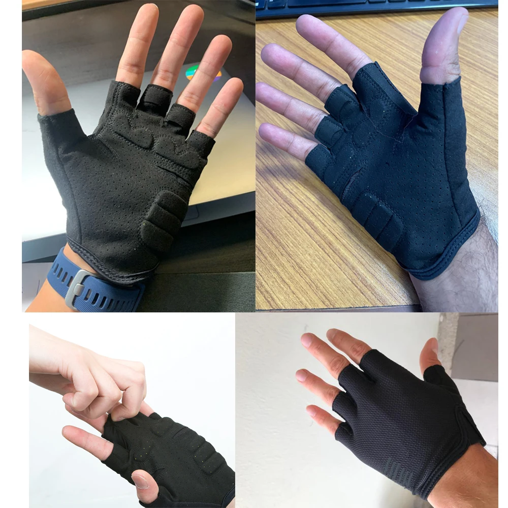 YKYWBIKE Cycling Gloves MTB Road Gloves Mountain Bike Half Finger Gloves Men Summer Bicycle MTB Bike Gloves Guantes Ciclismo