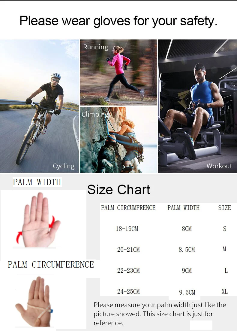 YKYWBIKE Cycling Gloves MTB Road Gloves Mountain Bike Half Finger Gloves Men Summer Bicycle MTB Bike Gloves Guantes Ciclismo