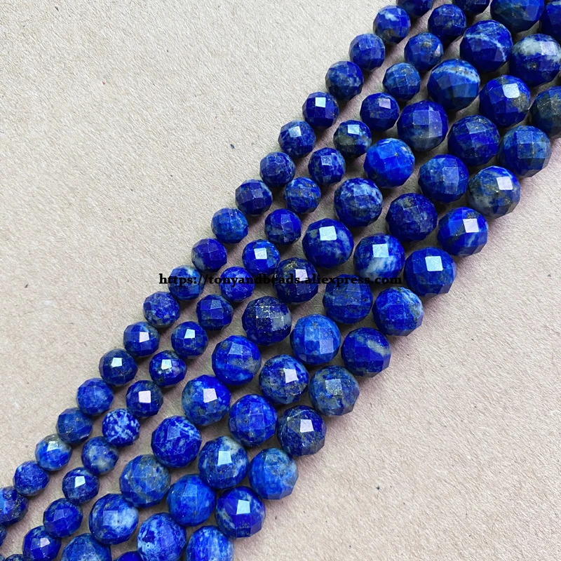 18 Styles Semi-precious Stone Diamond Cuts Faceted AA Quality Purple Amethyst 7" Round Loose Beads 6 8 10 mm