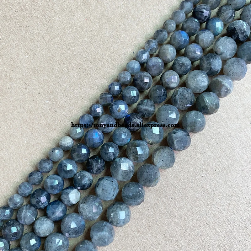 18 Styles Semi-precious Stone Diamond Cuts Faceted AA Quality Purple Amethyst 7" Round Loose Beads 6 8 10 mm