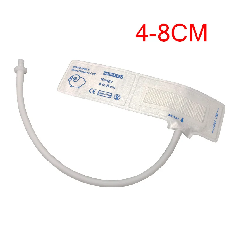 Disposable Vet NIBP Pressure Cuff For Veterinary Animal Use Pet Patient Monitor Different Sizes Single Hose with Connectors