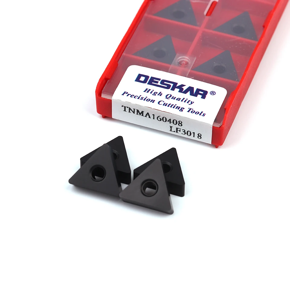 DESKAR TNMA160404 TNMA160408 TNMA160412 LF3018 High Quality Carbide Turning Tool Inserts CNC Lathe Tool Cast Iron Machining