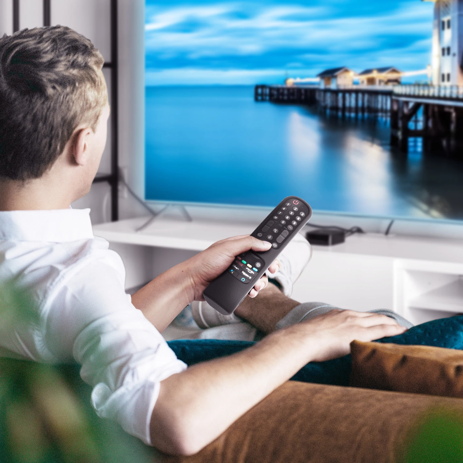 Silicone Case for LG MR22GA MR21GA MR21N, MR21GC Remote Control Cover SIKAI For LG OLED TV Magic Remote MR21 GA
