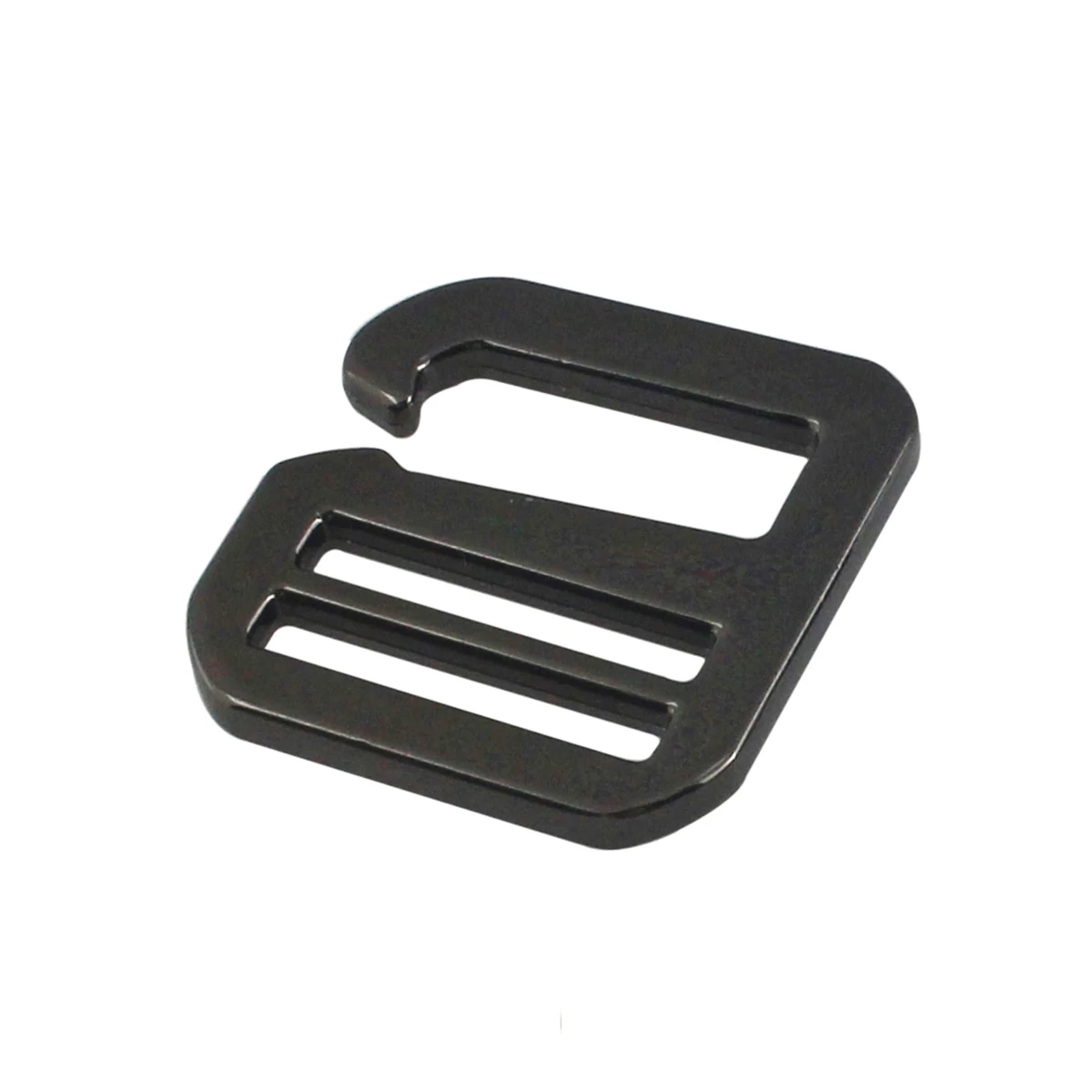 1pcs Metal Middle Center Bar Adjuster Buckle Fashion 6 Word Hook Clasp for DIY Leather Craft Bag Backpack Shoulder Strap Belt