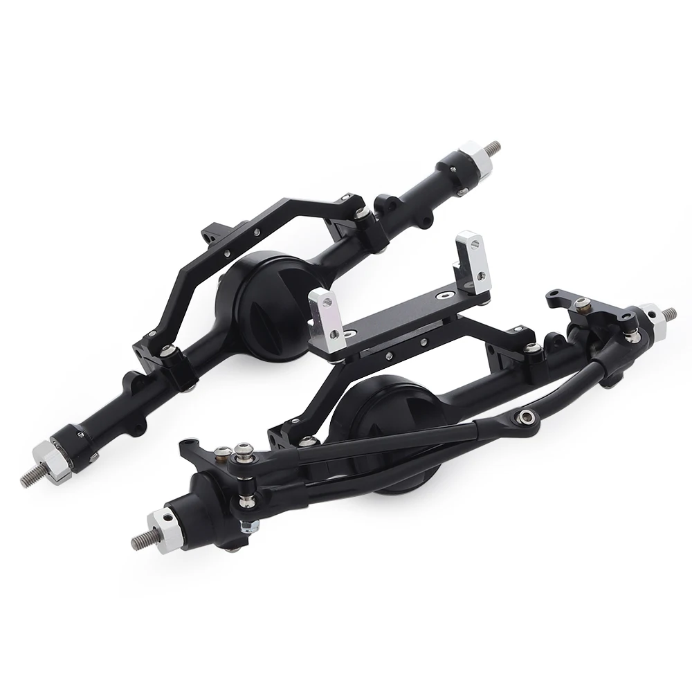 CNC Aluminum Alloy Axle Front and Rear for 1/10 RC Crawler Car RC4WD Gelande II TF2 D90 D110 Yota II