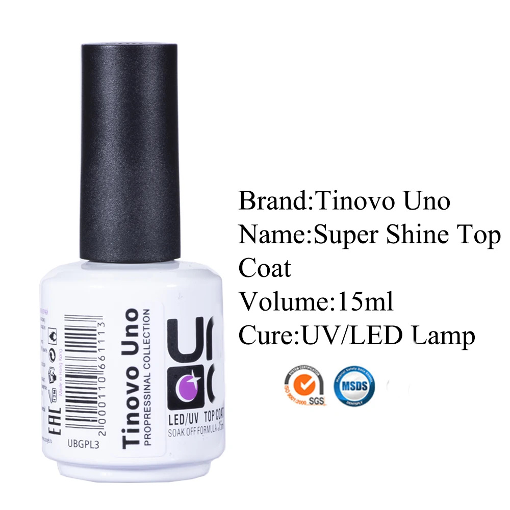 NEW Super Shine Top Coat UV Gel Lak 15ML Diamond Top Coat No Wipe Manicure Clear Gel Varnishes Resin for Nails Art Decorations