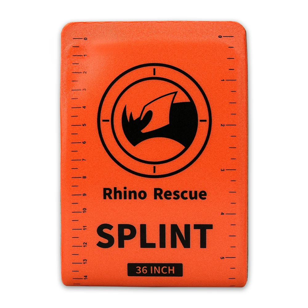 Rhino Rescue Emergency Splint Moldable Medical First Aid Survival Lightweight Reusable Combat Splint For Camping