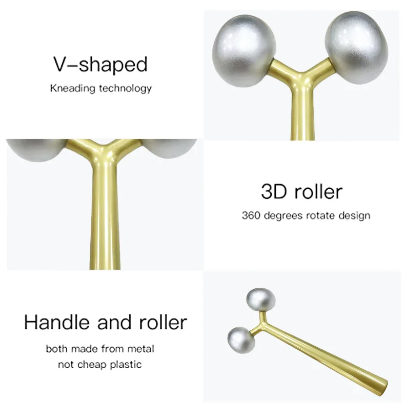 Skin Gym Facial Roller Face Sculptor Massage for Wrinkles and Fine Lines Lift Anti-Aging Skin Tightening Skincare Massager Tool