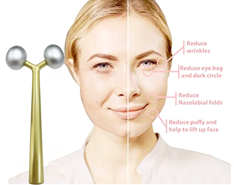 Skin Gym Facial Roller Face Sculptor Massage for Wrinkles and Fine Lines Lift Anti-Aging Skin Tightening Skincare Massager Tool