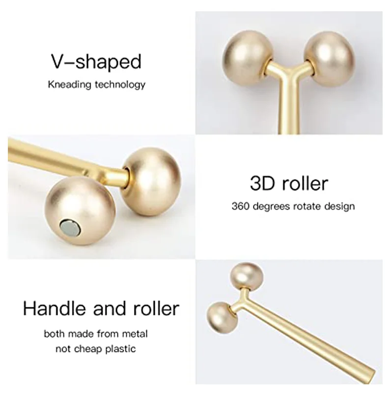 Skin Gym Facial Roller Face Sculptor Massage for Wrinkles and Fine Lines Lift Anti-Aging Skin Tightening Skincare Massager Tool